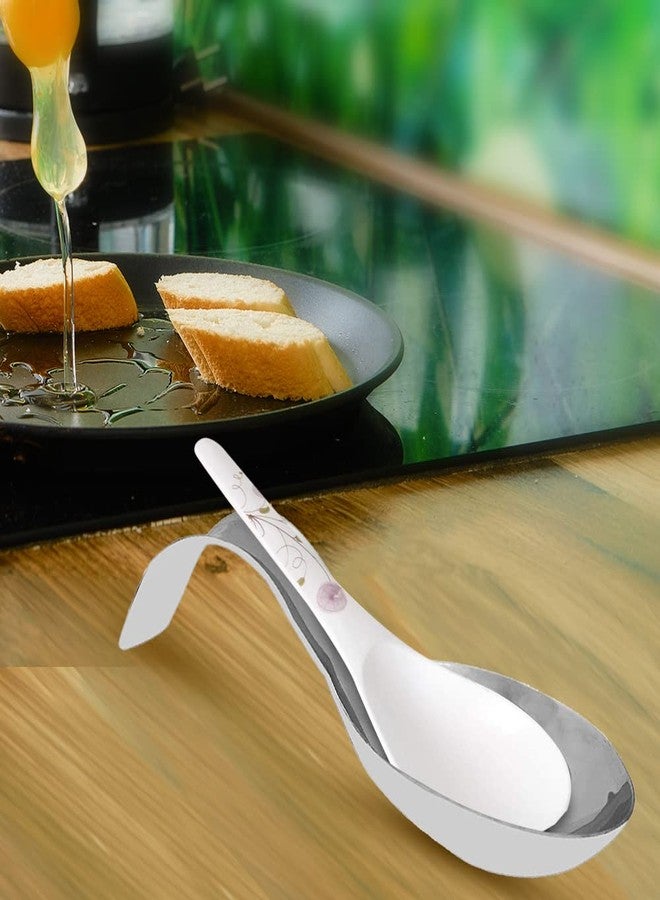 كوكو مسند ملاعق من الفولاذ المقاوم للصدأ من كوكو، 20 سم، فضي - Image 3